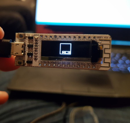 Foto eines microcontroller